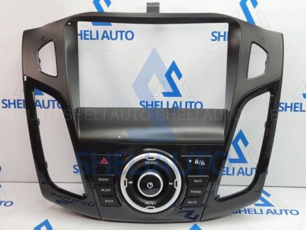 V! (F2) (ЧЕРНАЯ) (КОМПЛЕКТ) (470) Рамка + провода Ford Focus 3 (2011- 2019) (9*)