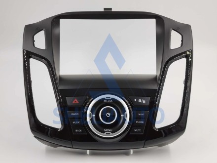 V! (F2) (ЧЕРНАЯ) (КОМПЛЕКТ) (470) Рамка + провода Ford Focus 3 (2011- 2019) (9*)