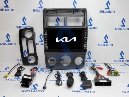 Штатная магнитола Sheli K1 (1/32GB) с кнопками для Kia Sportage 2 (2007-2009)