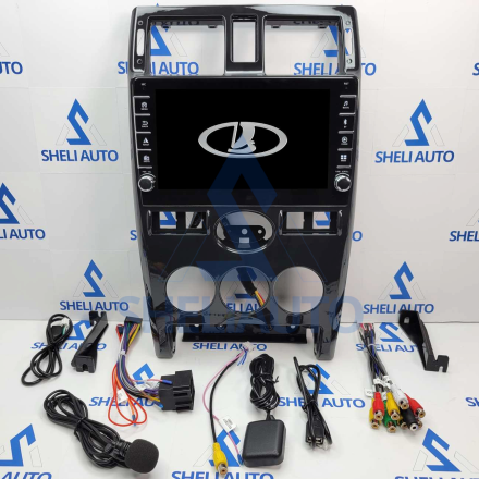 Штатная магнитола Sheli K1 (1/32GB) с кнопками для Lada Priora (2007-2013) (F2)