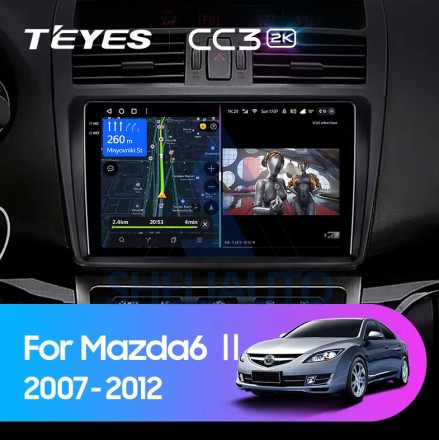 Штатная магнитола Teyes CC3 (4/64GB) для Mazda 6 I (2002-2007)
