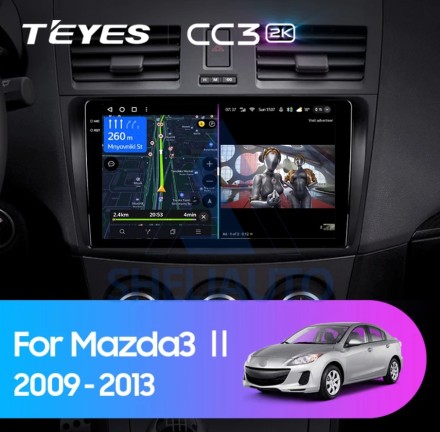 Штатная магнитола Teyes CC3 2K (4/64GB) для Mazda 3 II (2009-2013)