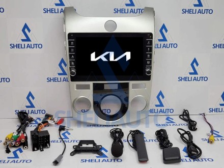 Штатная магнитола Sheli K6GT (6/128GB) с кнопками для Kia Cerato 2 (2008-2013) (F1)