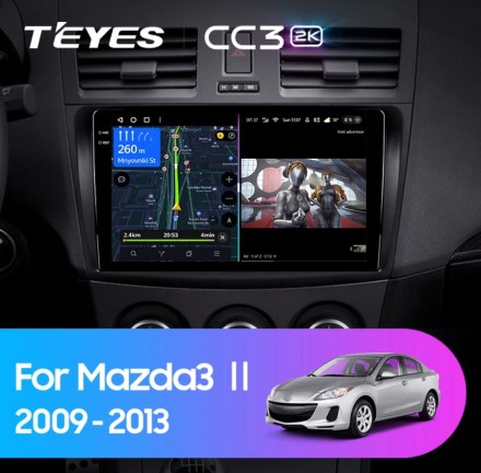 Штатная магнитола Teyes CC3 (4/32GB) для Mazda 3 II (2009-2013)