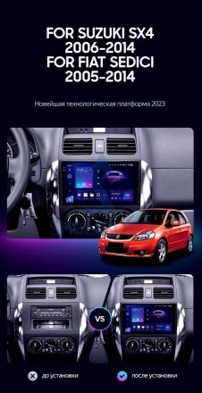 Штатная магнитола Teyes CC3 (3/32GB) для Suzuki SX4 (2006-2014)