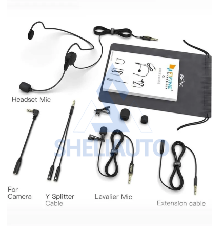 Петличный микрофон Fifine Headset Lav Mic С1, черный