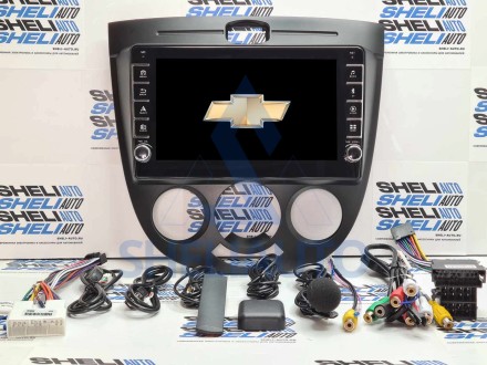 Штатная магнитола Sheli K2GT (2/32GB) с кнопками для Chevrolet Lacetti J200 (2004-2013) F1(9)