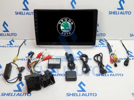 Штатная магнитола Sheli A1 (1/32GB) для Skoda Fabia 2 (2007-2014) (серебро)