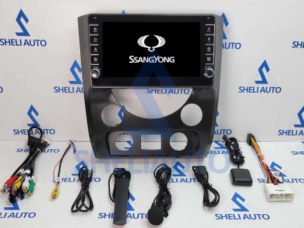 Штатная магнитола Sheli K3GT (4/32GB) с кнопками для SsangYong Rexton Y290 3 (2012-2017)