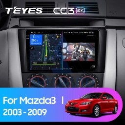 Штатная магнитола Teyes CC3 (4/32GB) для Mazda 3 I (2003-2009) Штатная магнитола Teyes CC3 (4/32GB) для Mazda 3 I (2003-2009)
