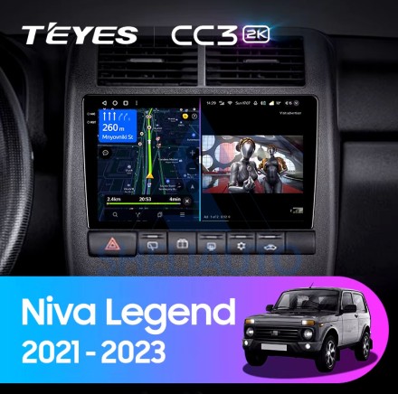 Штатная магнитола CC3 (4/32GB) для Niva Legend Bronto (2021-2023)
