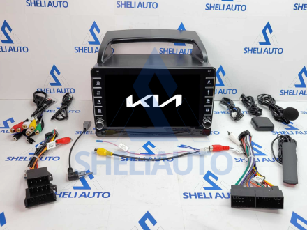 Штатная магнитола Sheli K3GT (4/32GB) с кнопками для Kia Carnival VQ (2006-2014)