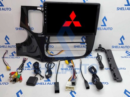 Штатная магнитола Sheli S1 (1/32GB) для Mitsubishi Outlander 3 (2012-2018) Тип-A (10 дюймов)