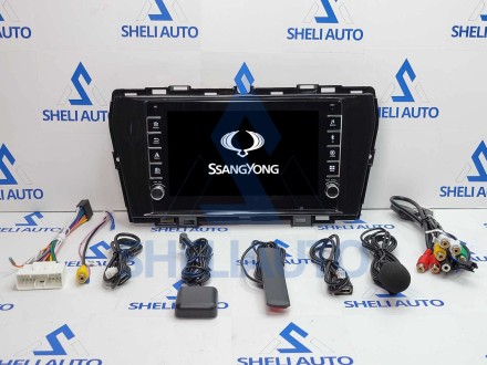 Штатная магнитола Sheli K2GT (2/32GB) с кнопками для SsangYong Tivoli (2019-2021)