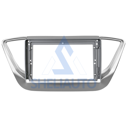 Рамка (СЕРАЯ) Hyundai Solaris 2 (2017-2020) (9*)
