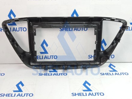 Рамка (СЕРАЯ) Hyundai Solaris 2 (2017-2020) (9*)