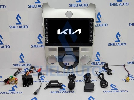 Штатная магнитола Sheli K2 (2/32GB) с кнопками для Kia Cerato 2 (2008-2013) (F1)