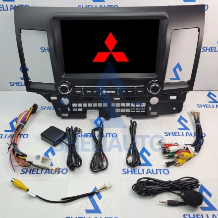 Штатная магнитола Sheli S1 (1/32GB) для Mitsubishi Lancer 10 (2007-2014) (F2) 9-дюймов