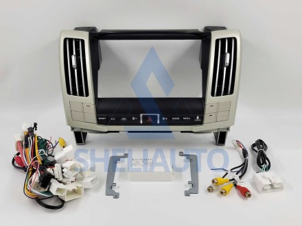 (КОМПЛЕКТ)(F2)(3366) Рамка + провода Lexus RX RX300 RX330 RX350 RX400 (2004-2008) (9*)