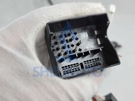 (КОМПЛЕКТ) (ЧЕРНАЯ) Рамка + провода  TESLA Ford Mondeo 4 (2011-2013)