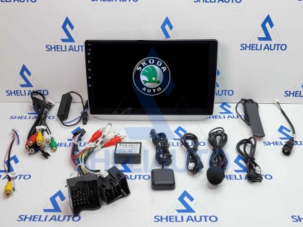 Штатная магнитола Sheli S4GT (4/64GB) для Skoda Fabia 2 (2007-2014) (серебро)