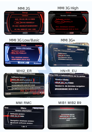 (НЗ) (AUDI MIB) Apple CarPlay Android Auto для Audi A3 A4 Q2 S3 Q5 Q7 MMI