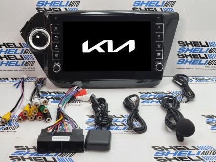 Штатная магнитола Sheli K1 (1/16GB) с кнопками для Kia Rio 3 (2011-2017)