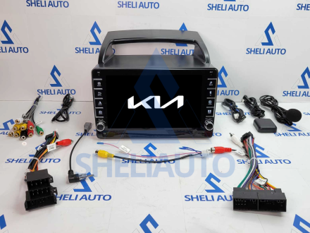 Штатная магнитола Sheli K1 (1/32GB) с кнопками для Kia Carnival VQ (2006-2014)