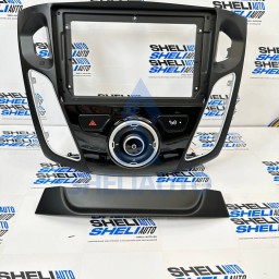 V! (F1) (ЧЕРНАЯ) (КОМПЛЕКТ) (27) Рамка + провода Ford Focus 3 (2011- 2019) (9*) (CAN - RZ FD-10)