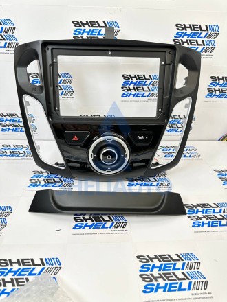 V! (F1) (ЧЕРНАЯ) (КОМПЛЕКТ) (27) Рамка + провода Ford Focus 3 (2011- 2019) (9*) (CAN - RZ FD-10)