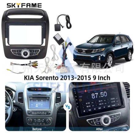 (F4)(КОМПЛЕКТ)(3472) Рамка + провода Kia Sorento 2 (2012-2021) (9*)