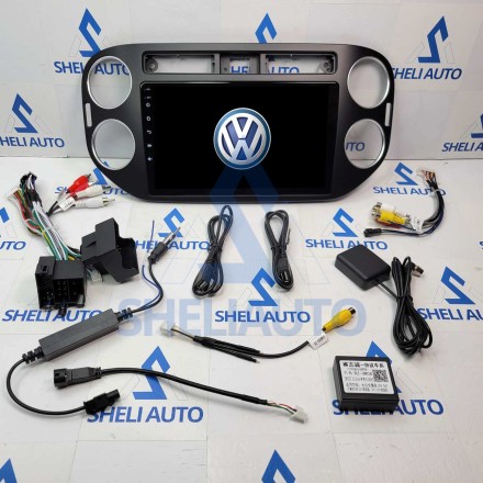 Штатная магнитола Sheli A1 (1/32GB) для Volkswagen Tiguan 1 (2006-2016) (F2) (черная)