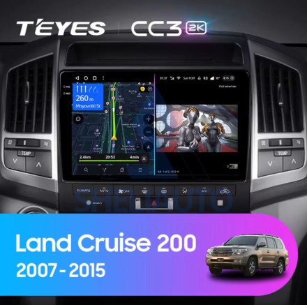 Штатная магнитола Teyes CC3 (3/32GB) для Toyota Land Cruiser 11 200 (2007-2015)Тип-A (F2)