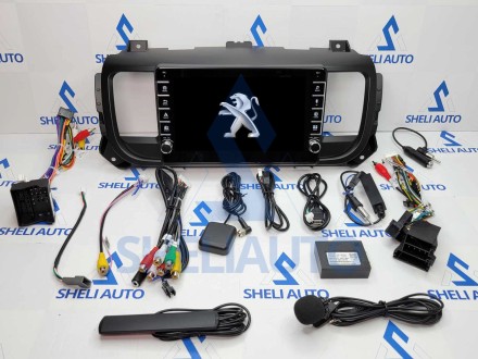 Штатная магнитола Sheli K2GT (2/32GB) с кнопками для Peugeot Expert 3 (2016-2021)
