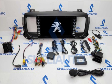 Штатная магнитола Sheli K2 (2/32GB) с кнопками для Peugeot Expert 3 (2016-2021)