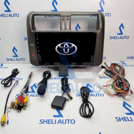 Штатная магнитола Sheli S2 (2/32GB) для Toyota Land Cruiser Prado 150 (2009-2013) Тип-C (F2)
