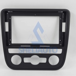 (НЗ) (ЧЕРНАЯ) Рамка (F2) Volkswagen Scirocco 3 III Mk3 (2008-2014) (9*)