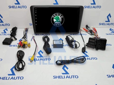 Штатная магнитола Sheli S2 (2/32GB) для Skoda Rapid (2012-2020) (F1)