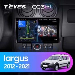 Штатная магнитола Teyes CC3 2K (4/64GB) для Lada Largus (2012-2021) Штатная магнитола Teyes CC3 2K (4/64GB) для Lada Largus (2012-2021)