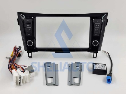 (F4)(КОМПЛЕКТ)(3470) Рамка + провода Nissan X-Trail 3 T32 (2013-2023)  / Qashqai 2 J11 (9*)