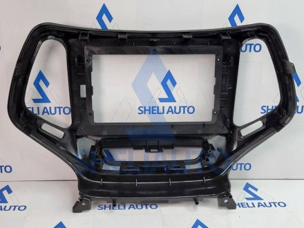 (НЗ) Рамка (Черно-бежевая) Jeep Cherokee 5 KL (2014-2018)(10*)