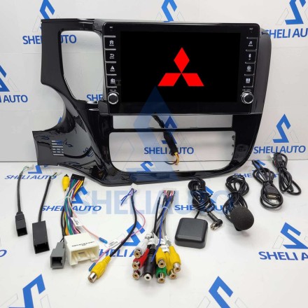 Штатная магнитола Sheli K1 (1/32GB) с кнопками для Mitsubishi Outlander 3 (2012-2018) Тип-A (9 дюймов)