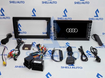 Штатная магнитола Sheli K4GT (4/64GB) с кнопками для Audi A4/ B6/ B7/ S4/ RS4 (2000-2009)
