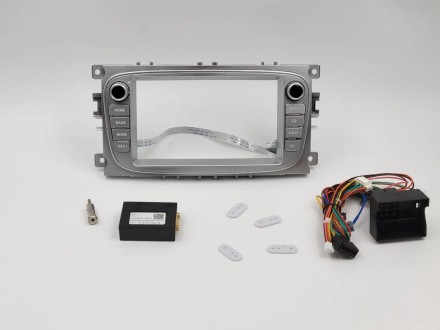(КОМПЛЕКТ)(СЕРАЯ) (3130) Рамка + провода Ford Focus (7*)