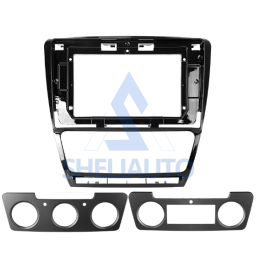 Рамка (ЧЕРНАЯ) Skoda Octavia 2 A5 (2004-2013) (10*)