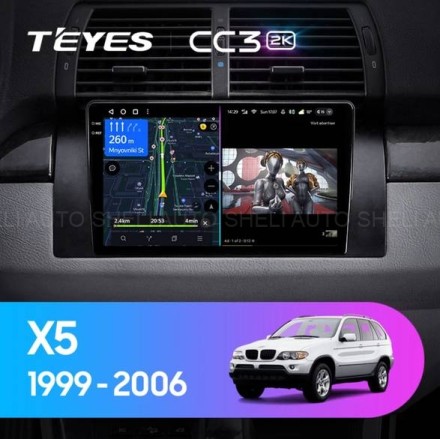 Штатная магнитола Teyes CC3 2K (3/32GB) для BMW X5 E53 (1999-2006)