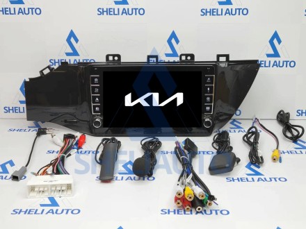 Штатная магнитола Sheli K4GT (4/64GB) с кнопками для Kia Rio 4 (2016-2020)
