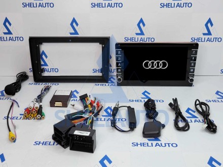 Штатная магнитола Sheli K1 (1/32GB) с кнопками для Audi A4/ B6/ B7/ S4/ RS4 (2000-2009)