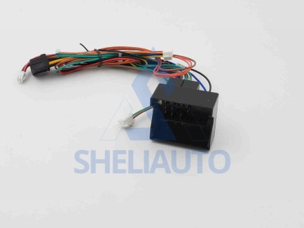 (КОМПЛЕКТ)(ЧЕРНАЯ) (3131) Рамка + провода Ford Focus (7*)