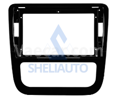 (НЗ) (ЧЕРНАЯ) Рамка (F1) Volkswagen Scirocco 3 III Mk3 (2008-2014) (9*)